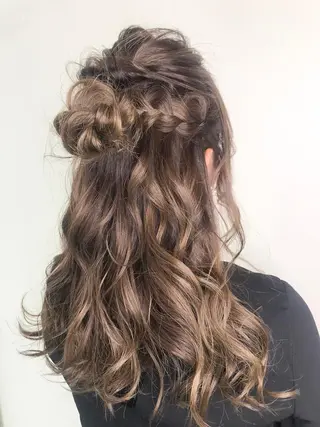 ロング ヘアアレンジ 🎊ルービック 京橋店💛のヘアスタイル