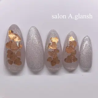 salon A.glansh所属・肌質改善salon♪ 効果がわかる♪南森町のネイルデザイン