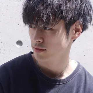 ショート カラー パーマ メンズ JUNTA 梅田茶屋町のヘアスタイル