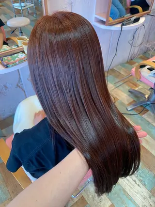 セミロング 𝙼𝚒𝚎𝚗𝚎 𝚙𝚒𝚗𝚔所属・山本 葵のヘアスタイル