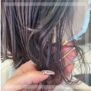 ショート カラー ベージュ/インナー カラー🤍Rieのヘアスタイル