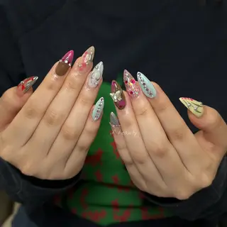 ネイル if Hair＆Nail Salon所属・IKA /海外ネイル /個性派/ワンホンのネイルデザイン