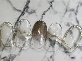 ネイル ❤️💛🩵京橋 痛ネイル⭐️3Dのネイルデザイン