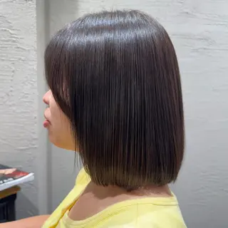 ミディアム カラー kiitos所属・透明感・脱赤味カラー ▫️雪野花のヘアスタイル