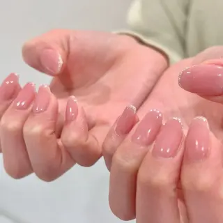 ネイル 🎀チーク/ちゅるん 🫧chisa🎀のネイルデザイン