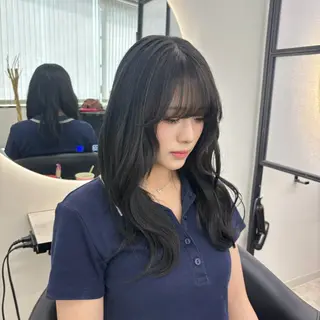 ロング カラー Ren. 🦋デザインカラーのヘアスタイル