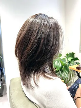 ミディアム 清水 義久のヘアスタイル