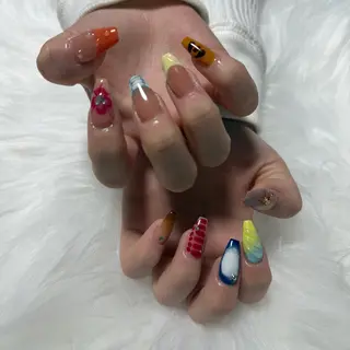 ネイル プティットシュシュ れいなのネイルデザイン