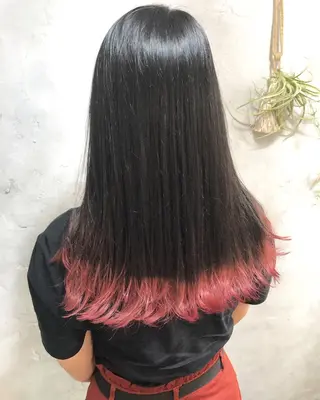 ミディアム カラー ヘアアレンジ 遠藤 拓馬のヘアスタイル