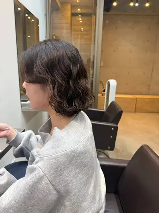 ミディアム デジタルパーマ/ ウェーブパーマ/神野のヘアスタイル