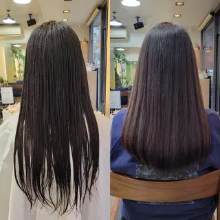 セミロング stoke TOKYO所属・野村 果音(カノン)のヘアスタイル