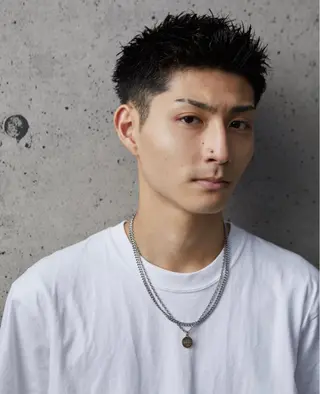 メンズ sand 大阪梅田所属・ショートパーマ🌀 ✂︎小寺仁紫のヘアスタイル