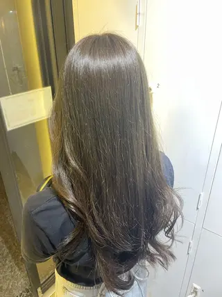 セミロング カラー カラーモデル募集🦕 mikuのヘアスタイル