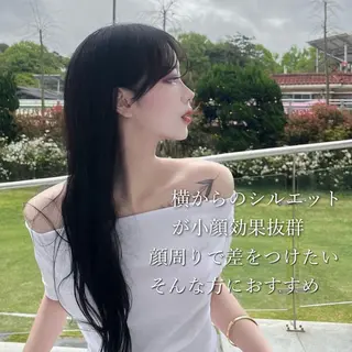 セミロング カラー 山崎/ボブ縮毛矯正 レイヤー髪質改善のヘアスタイル