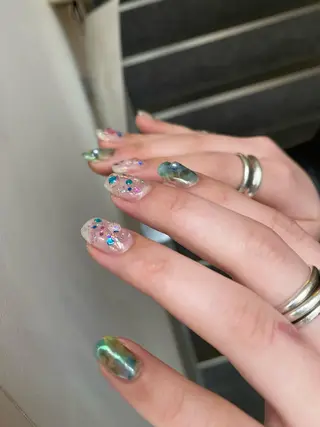 ネイル 草加ニュアンスネイル 🌚hersのネイルデザイン