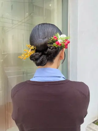 ロング Then所属・mana/ハイトーン /ヘアセット🎀のヘアスタイル