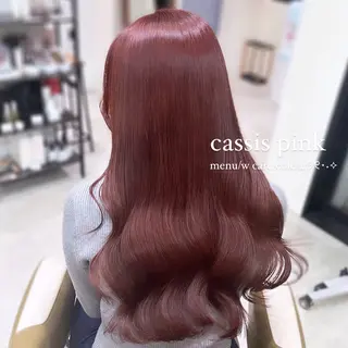 ロング カラー ブリーチなしWカラー 🎀韓国ヘア/amiのヘアスタイル