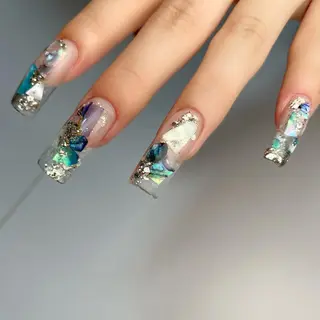 ロング ネイル 下妻市ﾈｲﾙｻﾛﾝ M_styleのネイルデザイン