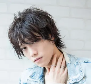 パーマ メンズ ミヤザキ タクトのヘアスタイル