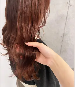 ロング カラー ナツミ/透明感カラー /酸性ストレートのヘアスタイル