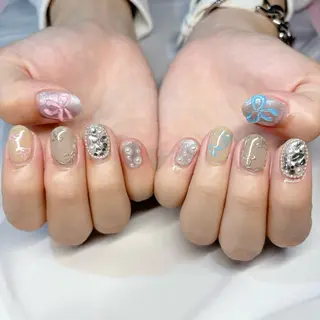 ネイル クレアトゥール華所属・クレアトゥール華 西村のネイルデザイン