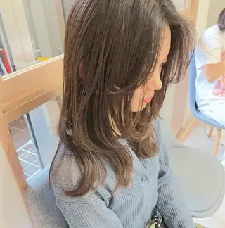 セミロング 鳳／美容室 chinaのヘアスタイル