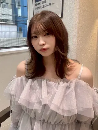 ミディアム 長島美織 /透明感カラーのヘアスタイル