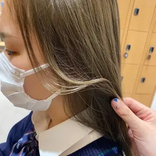 ミディアム カラー 【ヘアセット/美眉】 吉川玲のヘアスタイル