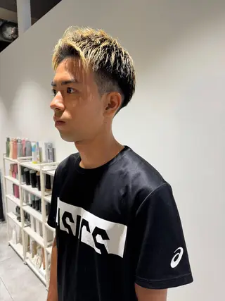 ショート メンズ メンズカット/ ブリーチ/かほのヘアスタイル