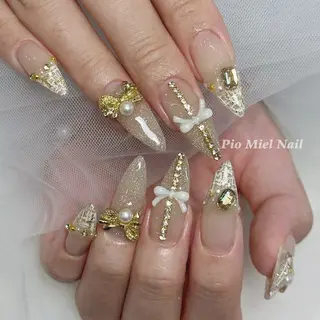 ネイル HANA 長さだしのネイルデザイン