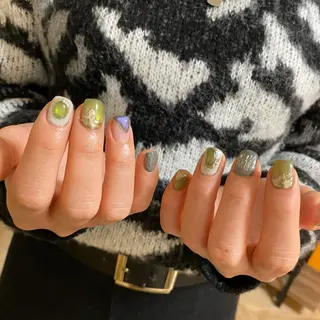 ネイル Amber21.所属・Nagahama Akariのネイルデザイン