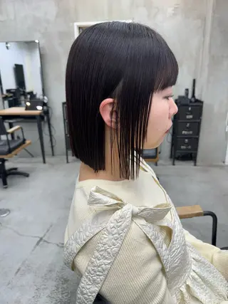 カラー Rico / bob/グレージュのヘアスタイル