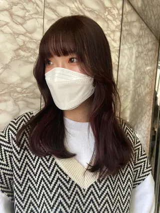 ロング 地毛風艶カラー🌿 喜多夏海のヘアスタイル