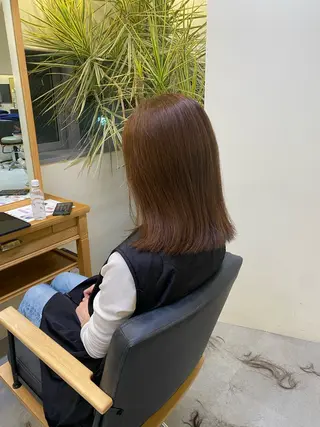 ミディアム 藤山 麗愛のヘアスタイル