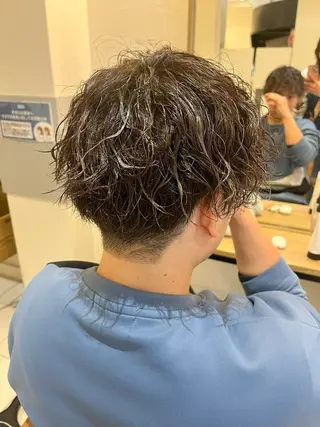 パーマ メンズ 🌟メンズ/ミニボブ Marin💟のヘアスタイル