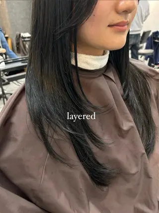 ロング カラー いなみね はるきのヘアスタイル