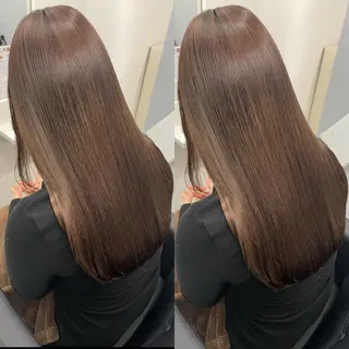 ロング カラー ブリーチ無しダブル カラー🦕まどかのヘアスタイル