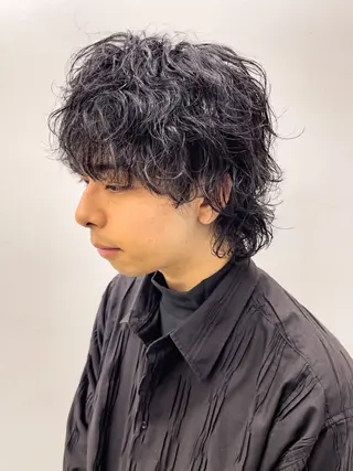 パーマ メンズ 森本裕/オーナー/ スパイラルパーマのヘアスタイル