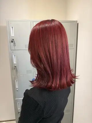 ミディアム カラー ブリーチ/アレンジ 天満/chihiroのヘアスタイル