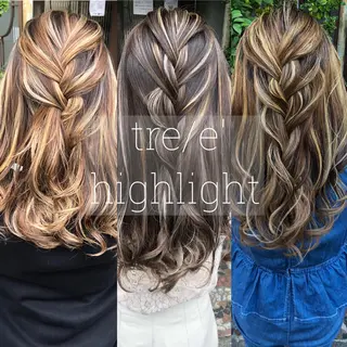 ロング カラー tre/e'所属・橋本 昇平のヘアスタイル