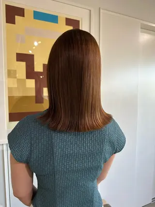 ミディアム 和田 あおいのヘアスタイル