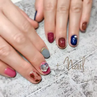 ネイル Aim* 深爪・自爪育成専門店のネイルデザイン