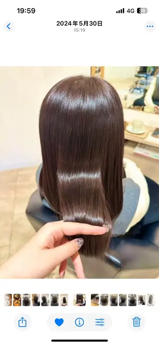 ロング 診断/伏見/伊藤 桃花のヘアスタイル