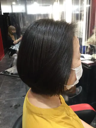 ミディアム カラー Annon プライベートサロンのヘアスタイル