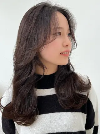 ミディアム f A ture.所属・《カット¥0》 朝山良徳のヘアスタイル