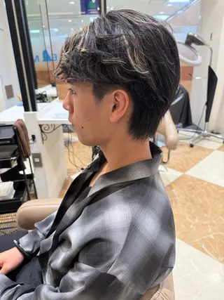 ショート メンズ 髪質改善カラー/店長 宮内秀峰のヘアスタイル