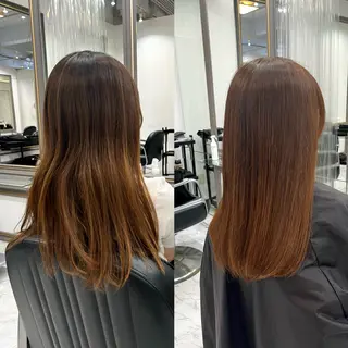 ロング カラー ⠀ 那月のヘアスタイル