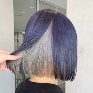 ミディアム カラー ヘアアレンジ アニメ髪・ウルフ🦇 樋口莉夏のヘアスタイル