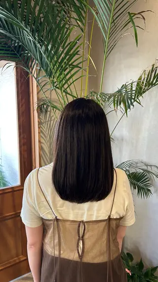 セミロング カラー BASE hair所属・risa / base hairのヘアスタイル