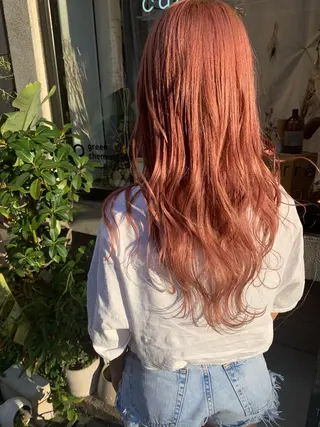 ロング 艶髪color💎髪 質改善ストレート大吉のヘアスタイル